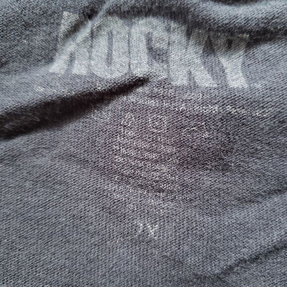 Vintage Rocky Balboa Philly Steps Size 2XL Boxy Mens Blue T-Shirt 2007 Boxing - Picture 4 of 7